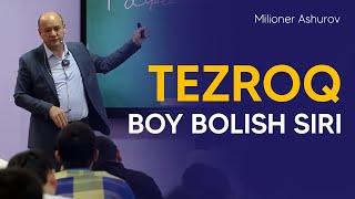 Tezroq boy bo'lishning siri | Moliyaviy erkinlik