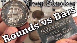 Silver ROUNDS vs BARS - Which Is Better for Silver Stacking?