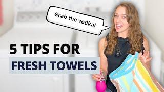 5 Hacks to Keep Your Towels Smelling Fresh and Soft!  | Easy Laundry Tips