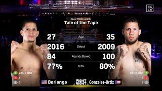 Edgar Berlanga vs Jonathan Gonzalez-Ortiz Full Fight