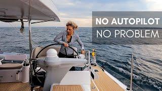 NO AUTOPILOT No Problem - SAILING the SEAWIND 1600 Catamaran RI to P town | Harbors Unknown Ep 38