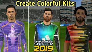 How To create Colorful Kits In Dream League Soccer 2019