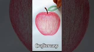 Wax crayons easy drawing for beginners  #trending #drawing #shorts #short #easy #appledrawing #art