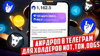 ️АИРДРОП $2МЛН ОТ DOGS, NOTCOIN И TELEGRAM! COUB - СМОТРИ ТИКТОК И ЗАРАБАТЫВАЙ!