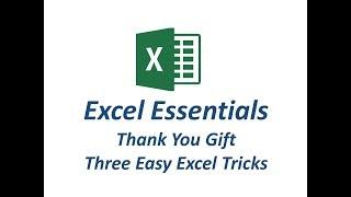 Excel Essentials    Level UP    3 Easy Tips Thank You