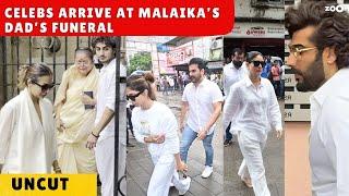 Malaika Arora’s dad’s funeral UNCUT: Arjun, Arbaaz-Sshura, Kareena ATTEND Anil Mehta’s last rites