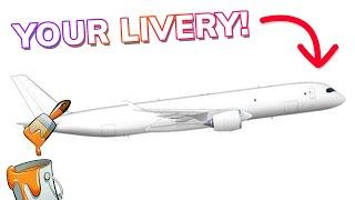 Create YOUR OWN Airplane Livery For Airbus