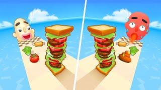 Hot Dog Run | Sandwich Runner - All Level Gameplay Android,iOS - NEW BIG APK UPDATE