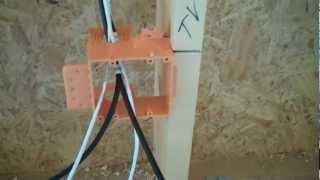 Low Voltage Wiring of the Master Suite TV