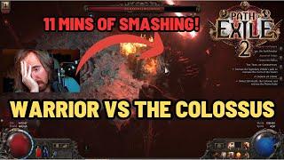 PATH OF EXILE 2 ELEMENTALIST WARRIOR TOTEM GAMEPLAY vs THE COLOSSUS... 11 Mins of BOSS FIGHT WTF