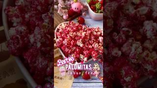 Palomitas sabor fresa  #recetasfaciles #recetas #kawaii