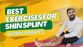 Shin Splint Stretches and Exercises in 4 Minutes