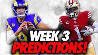 NFL Week 3 Predictions for EVERY GAME!! | NFL Week 3 Preview