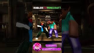 ROBLOX VS MINECRAFT IN MORTAL KOMBAT  #cercadevelho #roblox #minecraft #mortalkombat #foryou