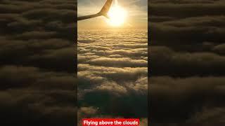 Flying Above The Clouds| Amazing Clouds View From Plane| Sky view From Plane Window|#shorts