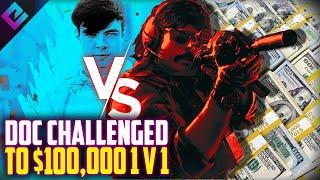 Dr Disrespect CHALLENGED to $100,000 1v1 by Mobile Gamer