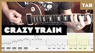 Ozzy Osbourne - Crazy Train - Guitar Tab | Lesson | Cover | Tutorial