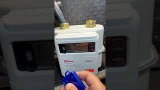 Как остановить счетчик газа Smart Gas Meter G-4 , GPRS