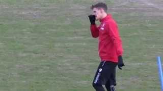 [04.02.15 - Teil 1/3] Training mit Simon Zoller und dem 1.FC KAISERSLAUTERN