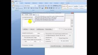 How to divide and split multiple pages in a Microsoft Word Document