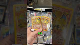 They had 2 Base Set Charizard Pokemon Cards!