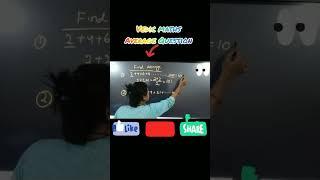 #Maths #shorts #vedic maths #Solve average #learn with sangita .