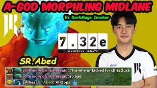 Abed Morphling A-GOD MIDLANE vs beastcoast Midlane Darkmago invoker Dota 2 pro Gameplay