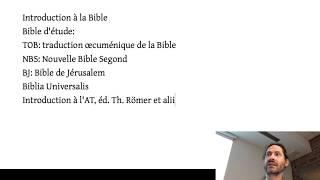 Traversée de la Bible 01. D’où viennent nos Bibles ? :: Genèse