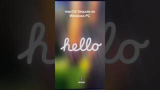 macOS Sequoia on Windows PC #pcbuild #macos #windows #opencore