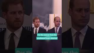 Prince Harry reveals alleged altercation w/ Prince William in 'Spare' #shorts