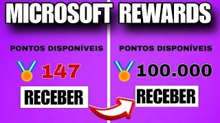 Como ganhar MAIS PONTOS no MICROSOFT REWARDS (INFALÍVEL)