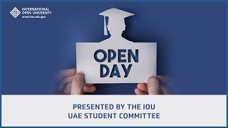 OPEN DAY: Presented by IOU UAE Student Committee