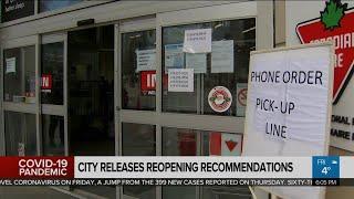 City of Toronto releases business reopening recommendations