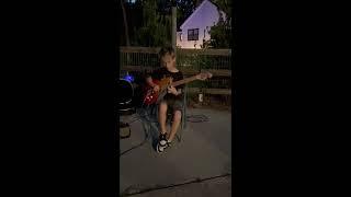 Sweet child o mine by Guns and roses played by 10 year old open mic. #guitarist #music