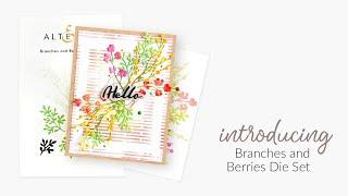 Branches and Berries Die Set Product Video