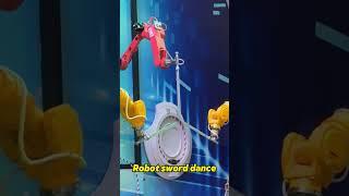 Robot sword dance #machine #factoryproducts #intelligence #factory #industrialrobot #robot #machine