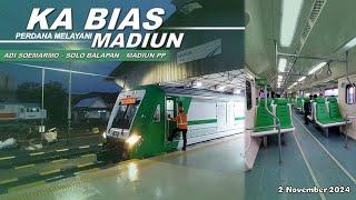 Perdana KA BIAS Menuju MADIUN | 2024 11 02 | Trip Report KA BIAS Adi Soemarmo - Madiun