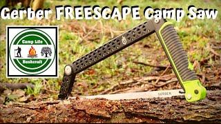 Gerber Freescape Camp Saw | Folding Bow Saw for Camping and Bushcraft | testing | First Look