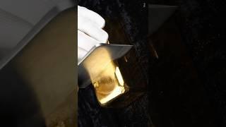 Cutting gold! #asmr #asmrsounds #ai