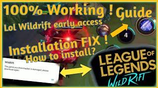 Paano idownload ang Lol Wild Rift Mobile early access 100% Working ! Installation guide |Kalokal  TV