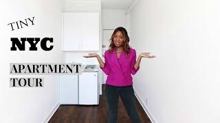 TINY NYC Apartment Tour!  70 sqft Downtown, New York City Cheap Studio for Rent | Nyasia C