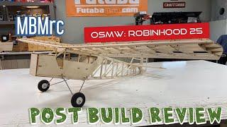 Old School Model Works: Robinhood 25 Post-build review.