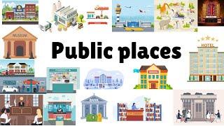 Learn Public places in English|Public places|Home schooling for kids|public places vocabulary|Vd:42