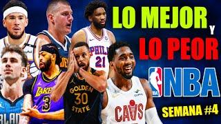 Warriors LIDERES Cavs Lakers y Rockets IMPARABLES 76ers y Suns LO MEJOR Y LO PEOR NBA SEMANA #4