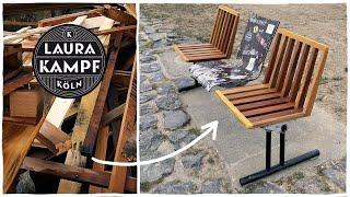 I fixed a public bench...Guerilla Making!