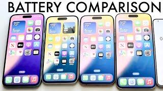 iPhone 16 Vs iPhone 16 Plus Vs iPhone 16 Pro Vs iPhone 16 Pro Max Battery Life Comparison!