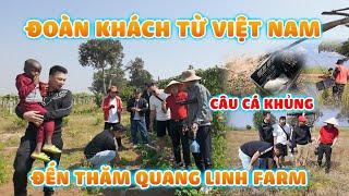Quanglinhvlogs || Đoàn Khách Đặc Biệt Từ Việt Nam Đến Thăm Quang Linh Farm,...