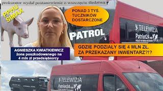 PATRIOT24 RUTKOWSKI W AKCJI: Mięso z 3 tys. tuczników sprzedane, 4 mln zł nie zapłacone.