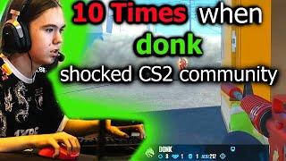 10 Times when "donk" shocked CS2 community!