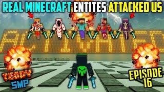 MULTIVERSE HEROBRINE AND ALL MINECRAFT ENTITES ATTACKED US - SUPER COMPUTER BATTLE TEDDY SMP{S2E16}